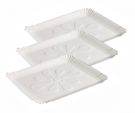 White trays