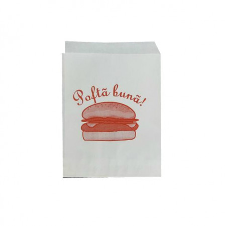 Two side open bag, Burger design