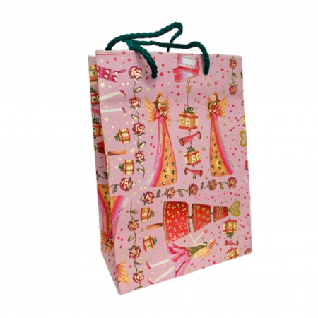 Punga roz model confeti