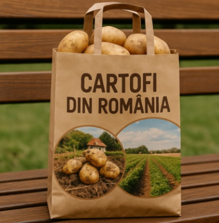 Pungi hartie cartofi, hartie natur 90gr, 2.5 KG. si 5 KG.