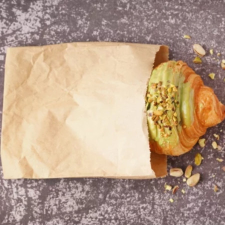 Punga croissant, patiserie, 16x6x28cm