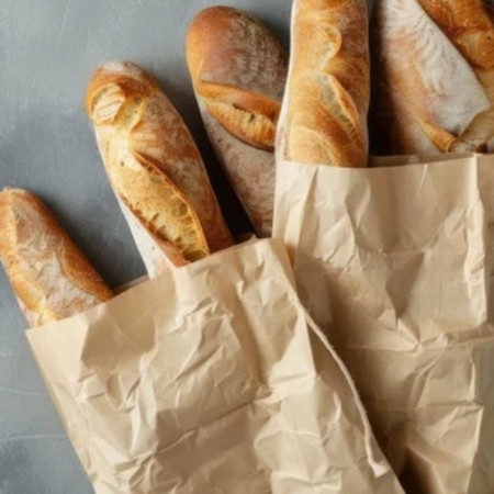 Pungi hartie pentru paine, baghete, paine rotunda si taraneasca, 3 dimensiuni disponibile