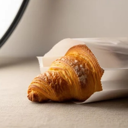 Punga alba croissant, patiserie, brutarie